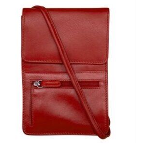 ILI RFID Leather Crossbody/Organizer